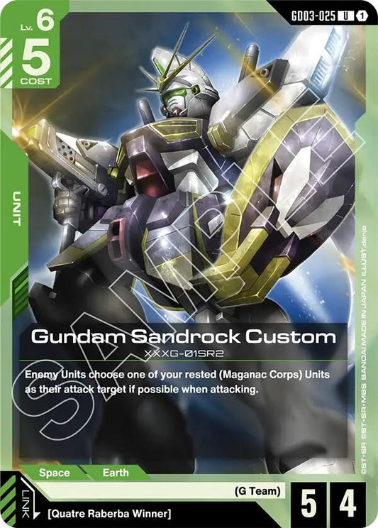 Image for Gundam Sandrock Custom [GD03-025] - Gundam Card Game
