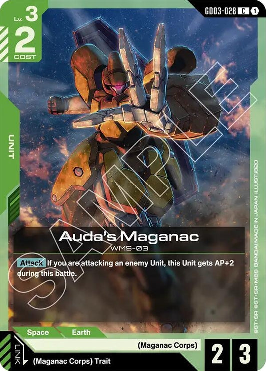 Image for Auda's Maganac [GD03-028] - Gundam Card Game