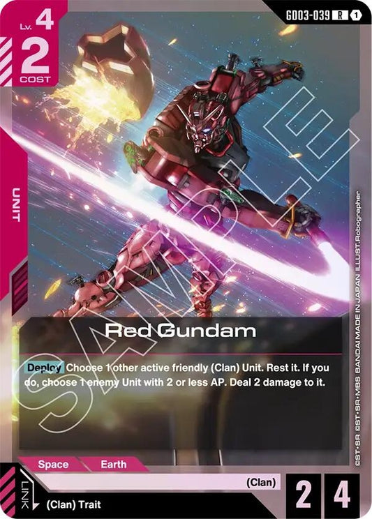 Image for Red Gundam [GD03-039] - Gundam Card Game