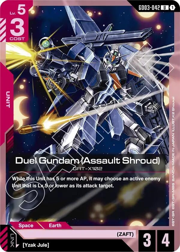 Image for Duel Gundam (Assault Shroud) (GD03-042) [GD03-042] - Gundam Card Game