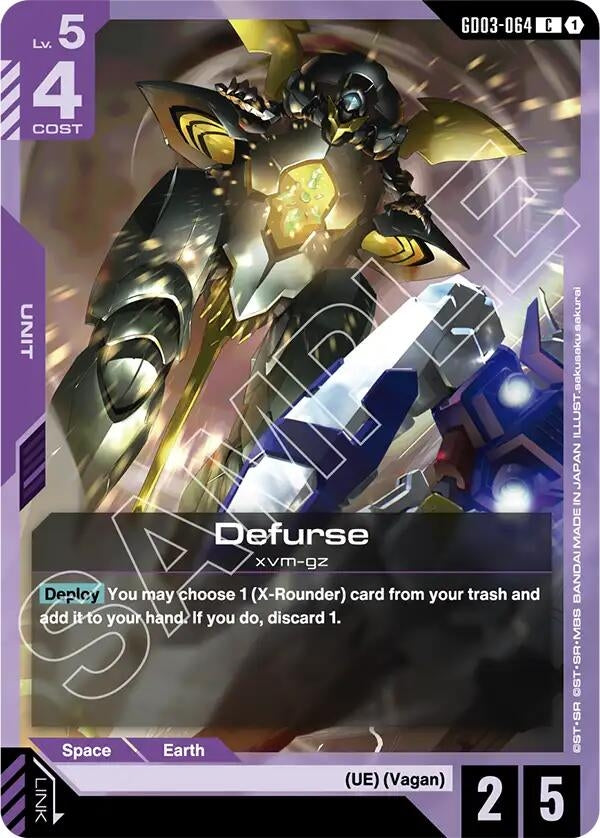 Image for Defurse [GD03-064] - Gundam Card Game