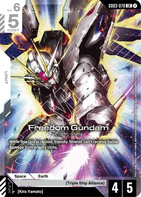 Image for Freedom Gundam (GD03-070) [GD03-070] - Gundam Card Game
