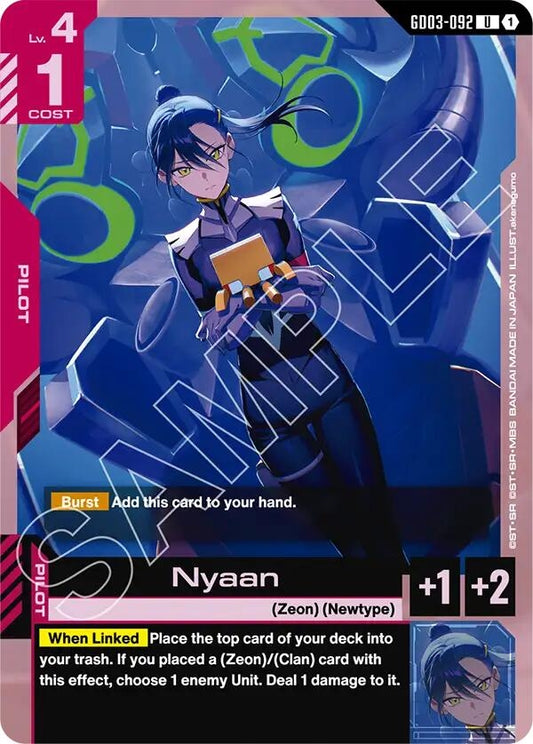 Image for Nyaan [GD03-092] - Gundam Card Game