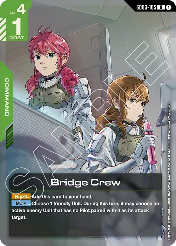Image for Bridge Crew [GD03-105] - Gundam Card Game