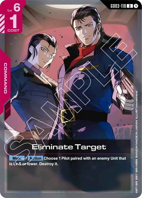 Image for Eliminate Target [GD03-110] - Gundam Card Game
