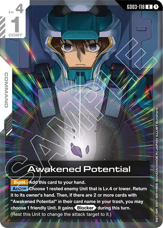 Image for Awakened Potential [GD03-118] - Gundam Card Game