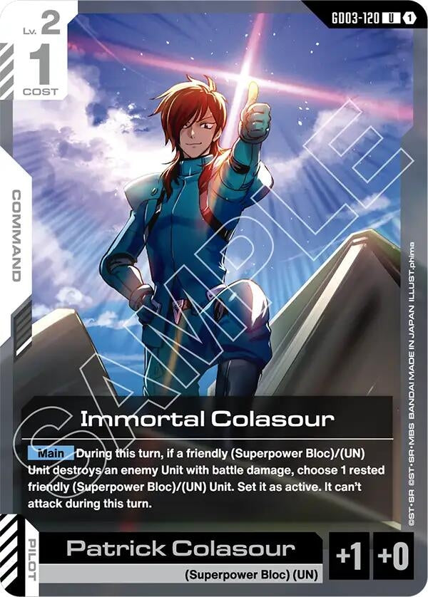 Image for Immortal Colasour [GD03-120] - Gundam Card Game