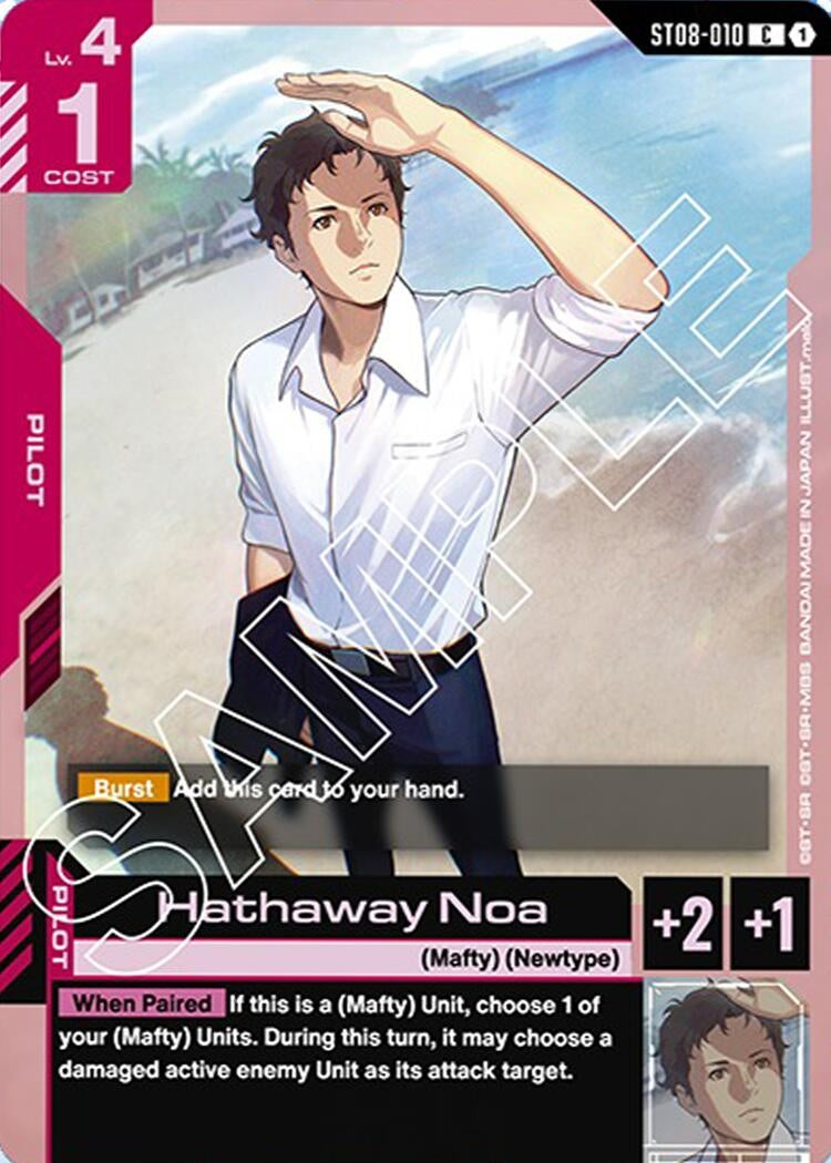 Image for Hathaway Noa [ST08-010] - Gundam Card Game