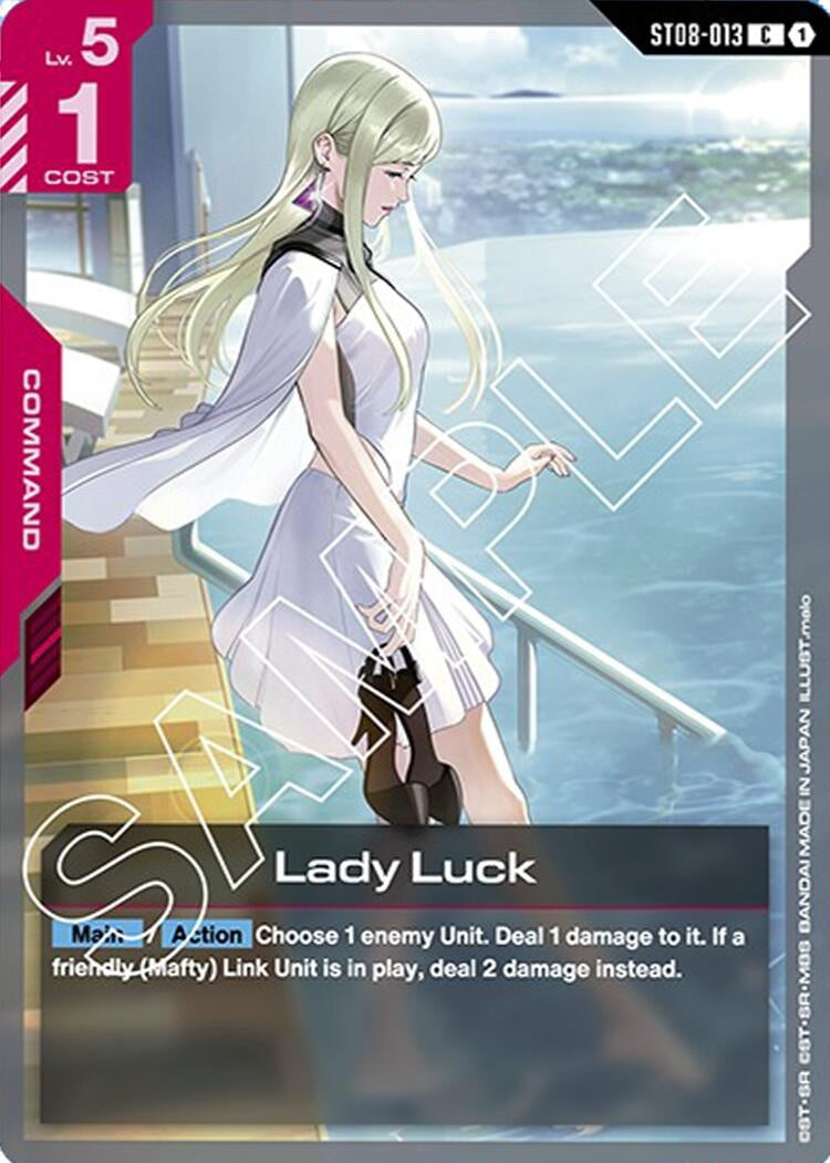 Image for Lady Luck [ST08-013] - Gundam Card Game