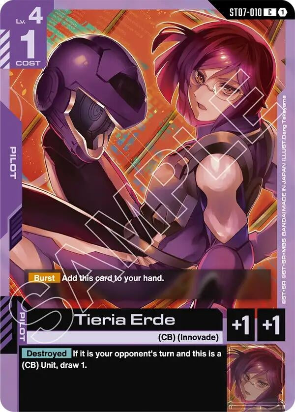 Image for Tieria Erde [ST07-010] - Gundam Card Game