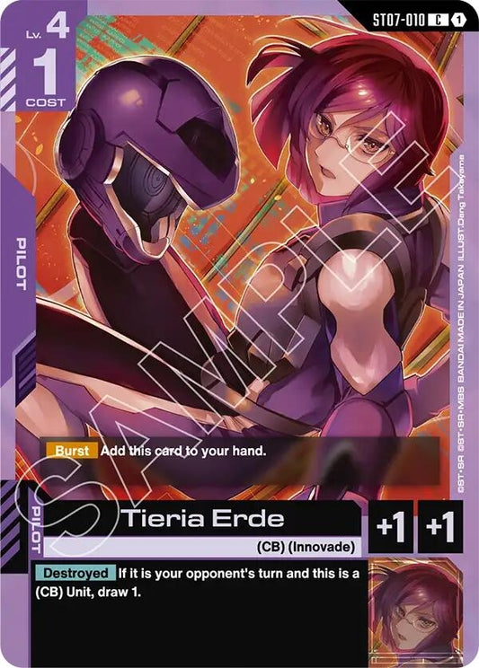 Image for Tieria Erde [ST07-010] - Gundam Card Game