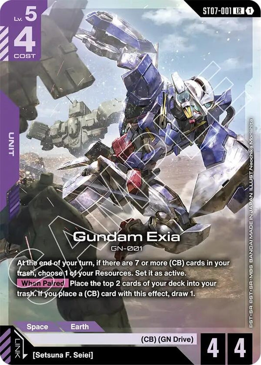 Image for Gundam Exia (ST07-001) [ST07-001] - Gundam Card Game