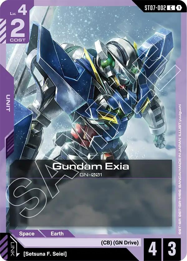 Image for Gundam Exia (ST07-002) [ST07-002] - Gundam Card Game