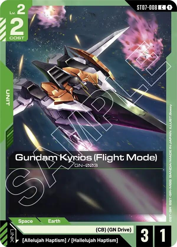 Image for Gundam Kyrios (Flight Mode) [ST07-008] - Gundam Card Game