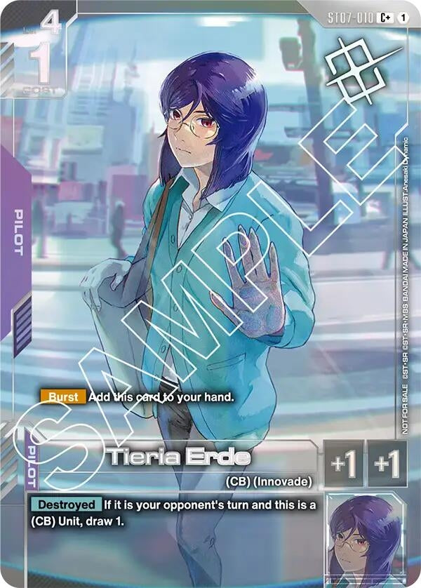 Image for Tieria Erde (Store Tournament Winner Pack 03) [ST07-010] - Gundam Card Game