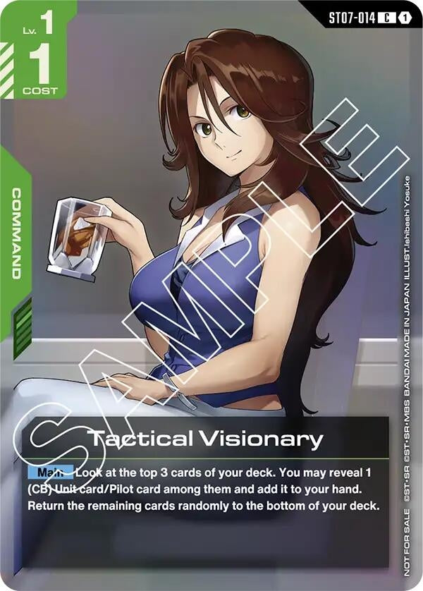 Image for Tactical Visionary (Store Tournament Participant Pack 03) [ST07-014] - Gundam Card Game