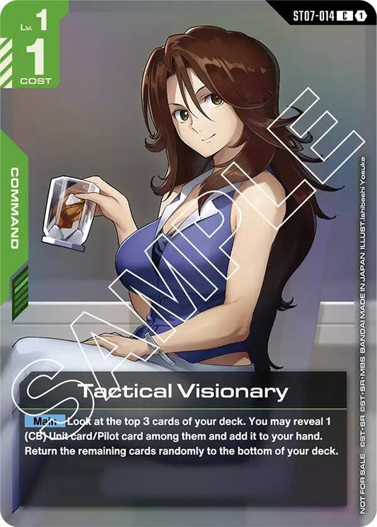Image for Tactical Visionary (Store Tournament Participant Pack 03) [ST07-014] - Gundam Card Game