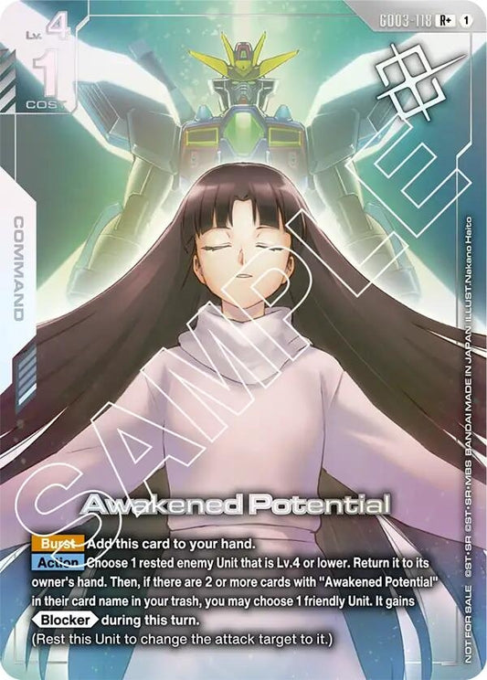Image for Awakened Potential (Store Tournament Winner Pack 03) [GD03-118] - Gundam Card Game