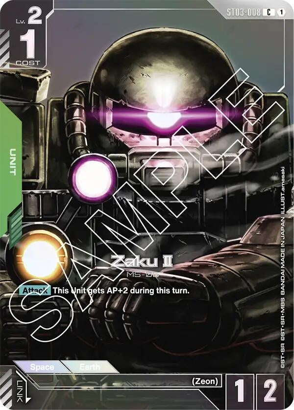 Image for Zaku II (Premium Card Collection) [ST03-008] - Gundam Card Game