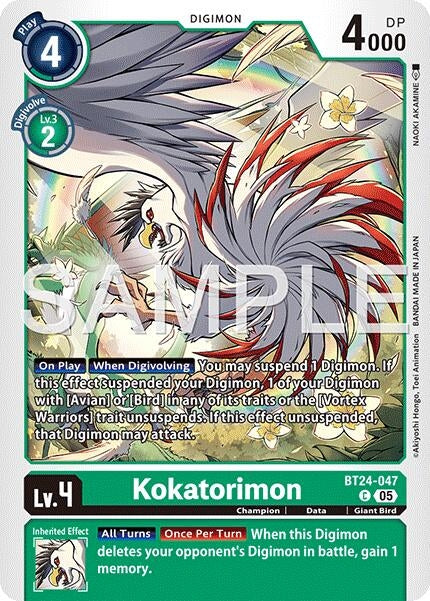 Image for Kokatorimon [BT24-047 C] - Digimon Card Game