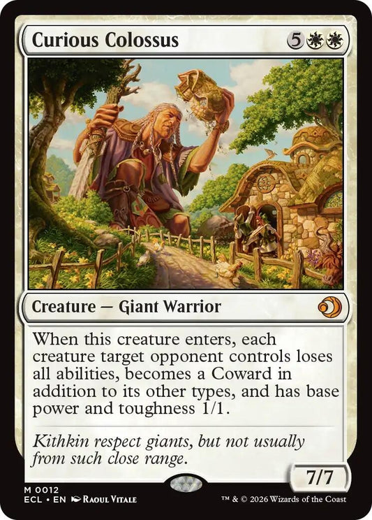 Image for Curious Colossus [12] - Magic: The Gathering