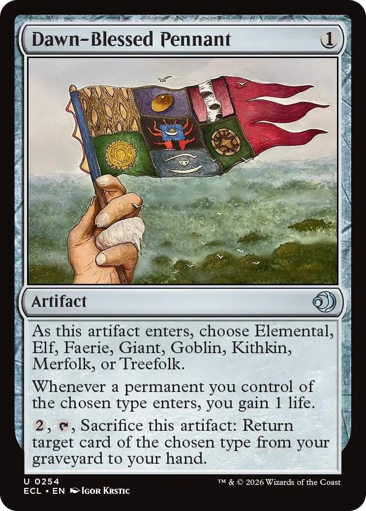 Image for Dawn-Blessed Pennant [254] - Magic: The Gathering
