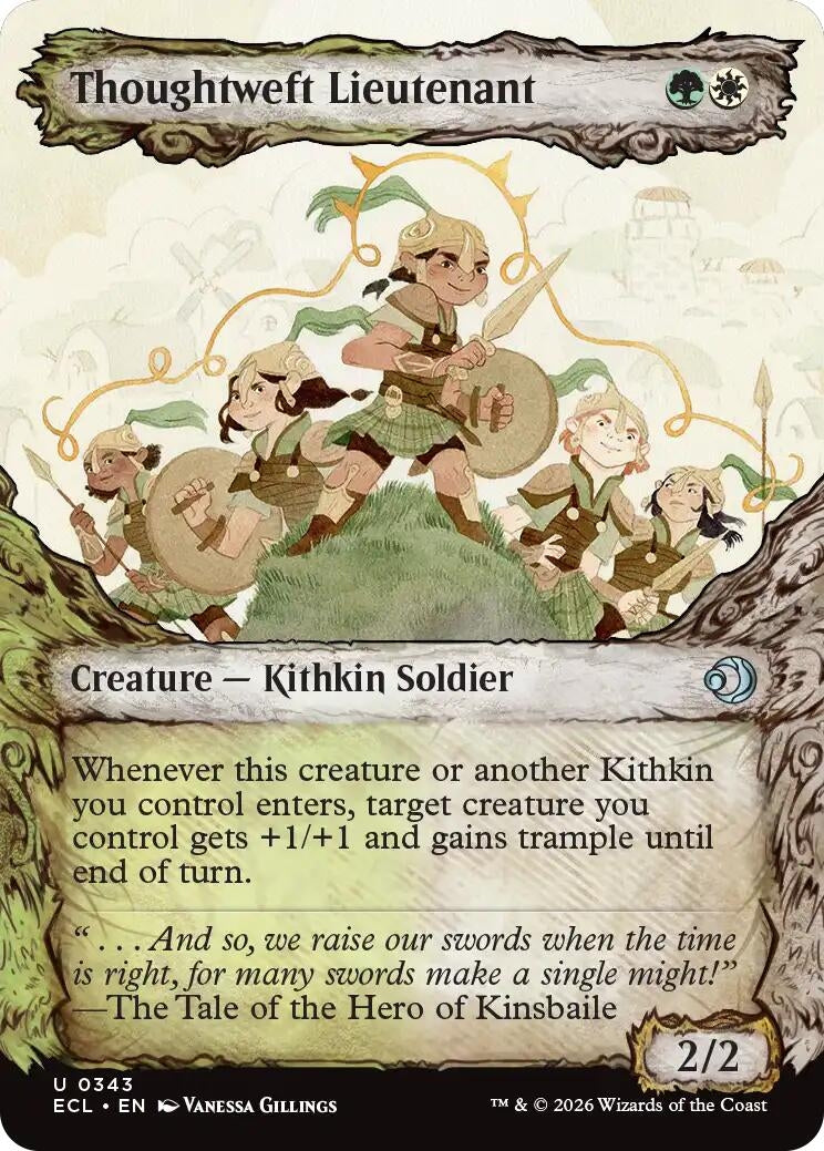 Image for Thoughtweft Lieutenant (Showcase) [343] - Magic: The Gathering