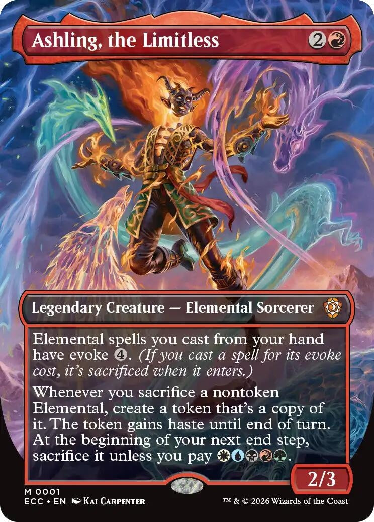 Image for Ashling, the Limitless (Borderless) [1] - Magic: The Gathering