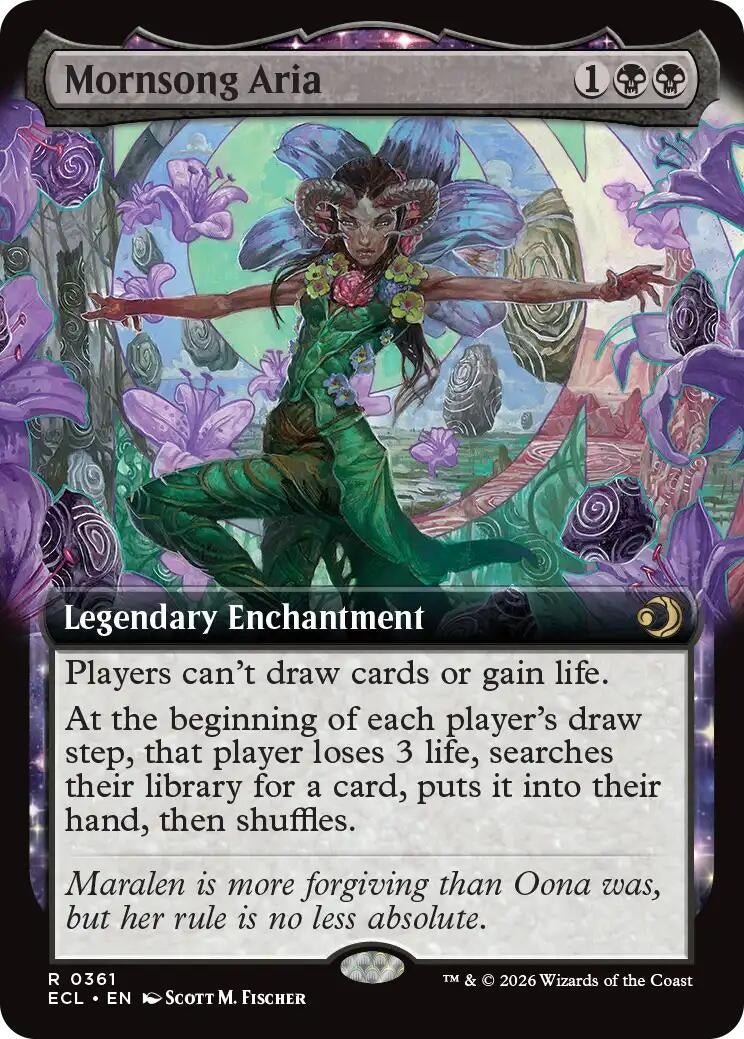 Image for Mornsong Aria (Extended Art) [361] - Magic: The Gathering