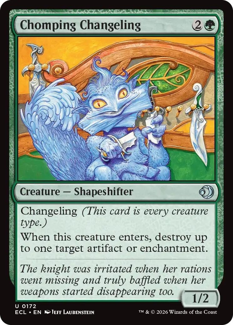 Image for Chomping Changeling [172] - Magic: The Gathering