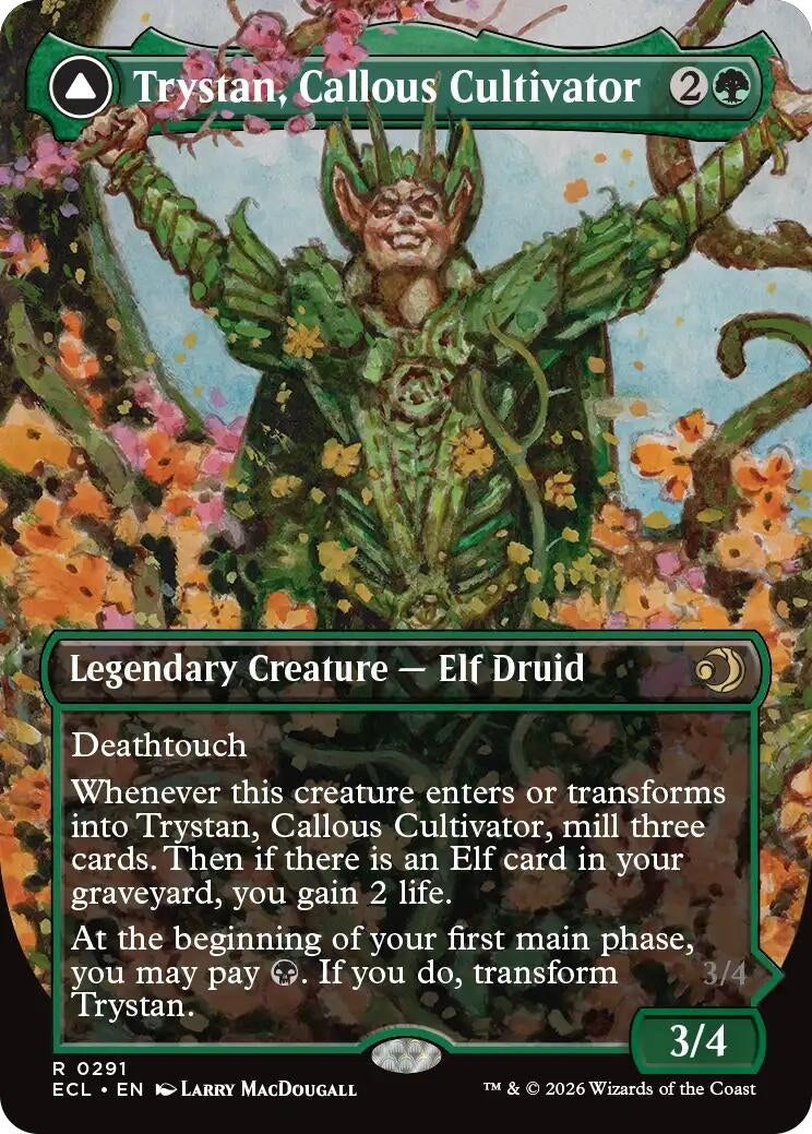 Image for Trystan, Callous Cultivator (Borderless) [291] - Magic: The Gathering