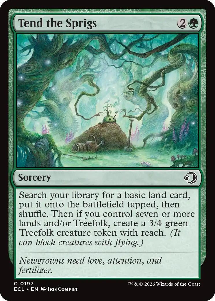 Image for Tend the Sprigs [197] - Magic: The Gathering
