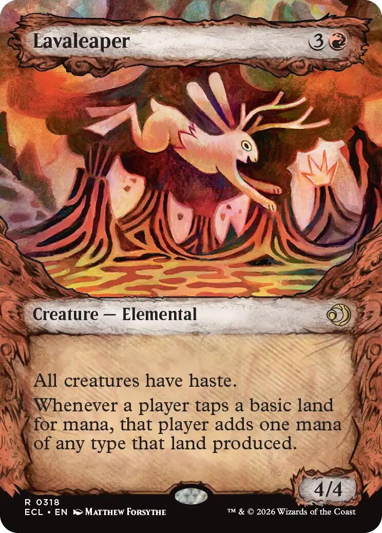 Image for Lavaleaper (Showcase) [318] - Magic: The Gathering