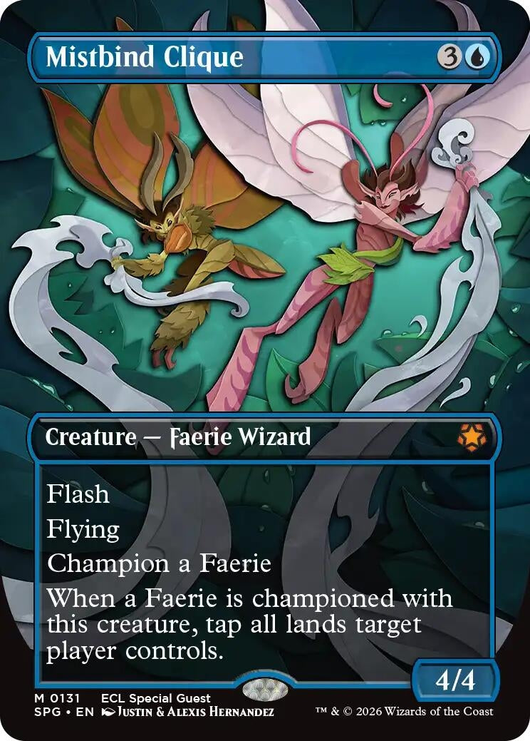 Image for Mistbind Clique (Borderless) [131] - Magic: The Gathering