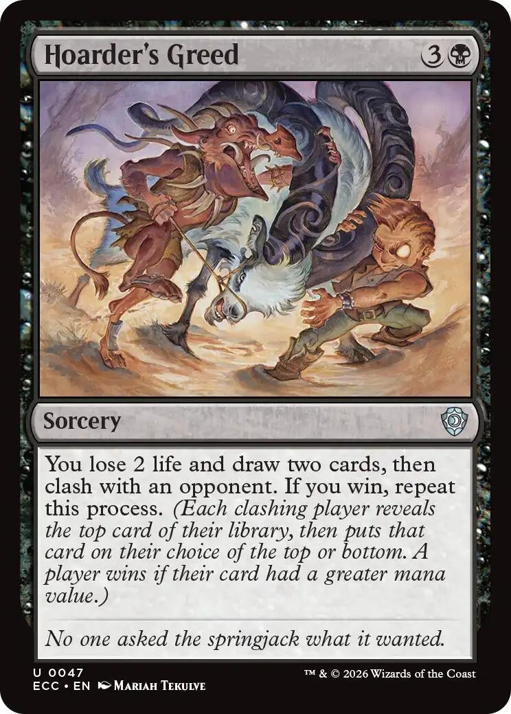 Image for Hoarder's Greed [47] - Magic: The Gathering
