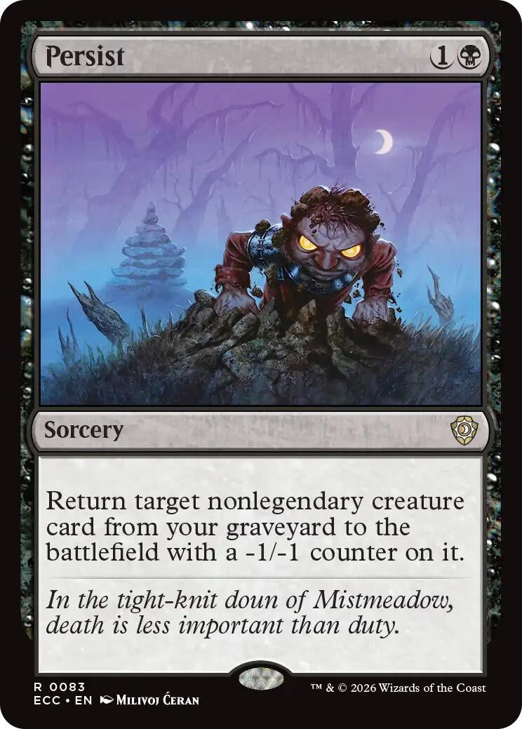 Image for Persist [83] - Magic: The Gathering