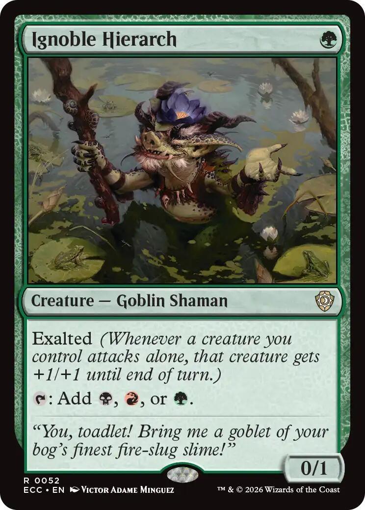 Image for Ignoble Hierarch [52] - Magic: The Gathering