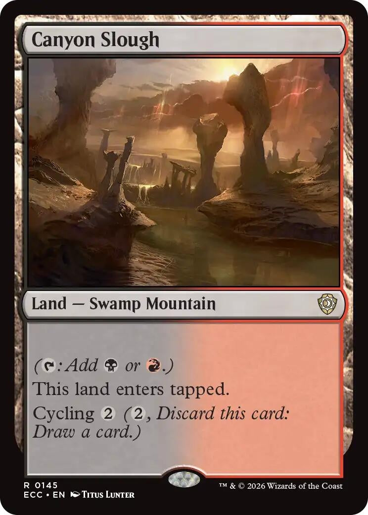 Image for Canyon Slough [145] - Magic: The Gathering