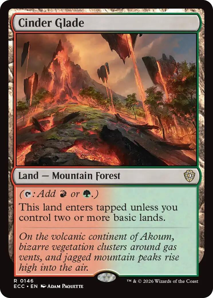 Image for Cinder Glade [146] - Magic: The Gathering