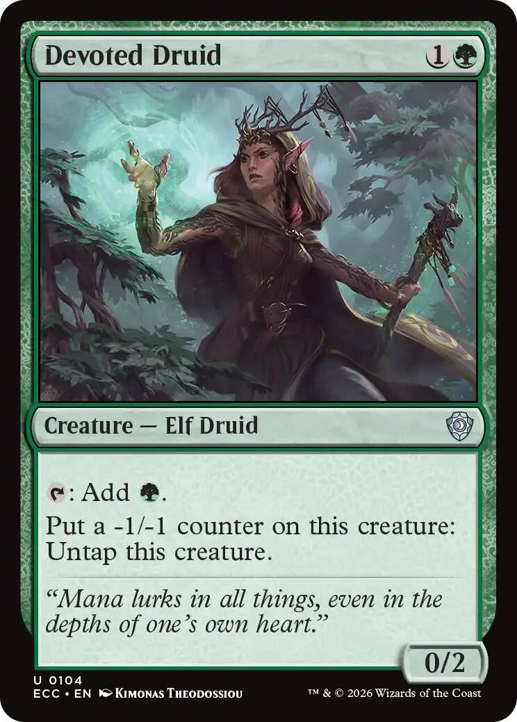 Image for Devoted Druid [104] - Magic: The Gathering