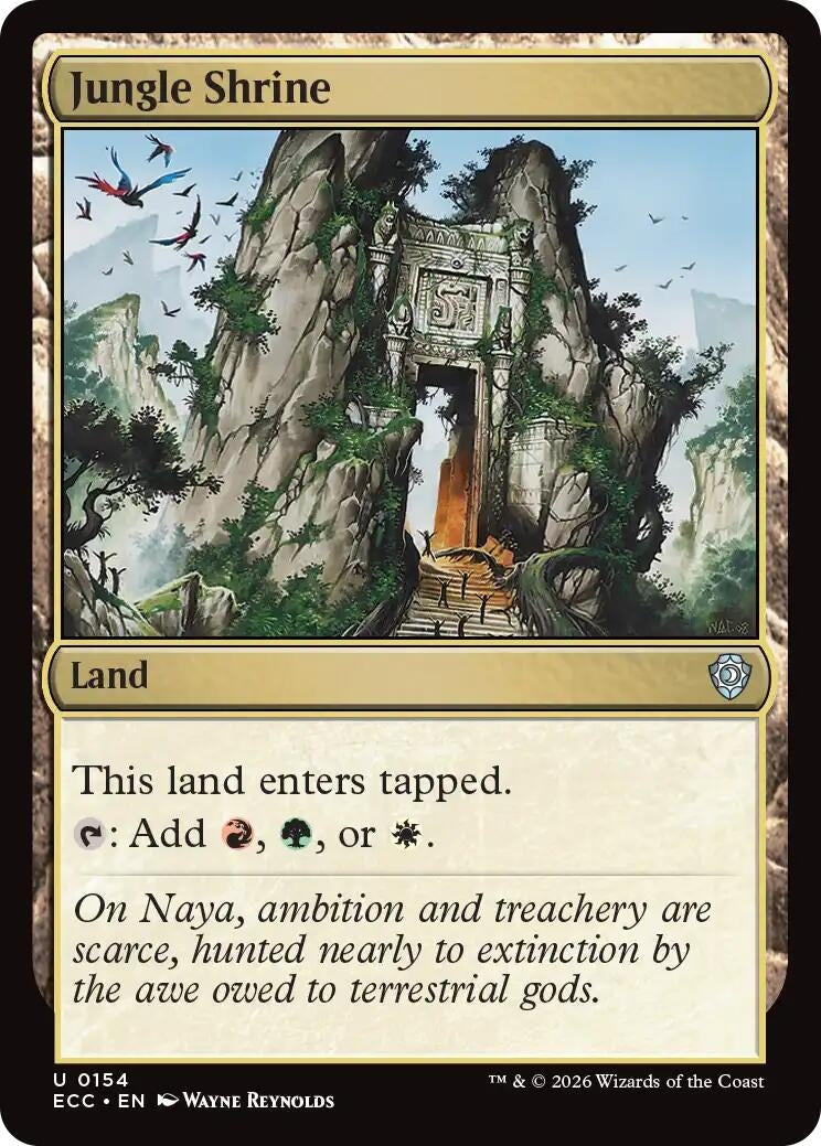 Image for Jungle Shrine [154] - Magic: The Gathering