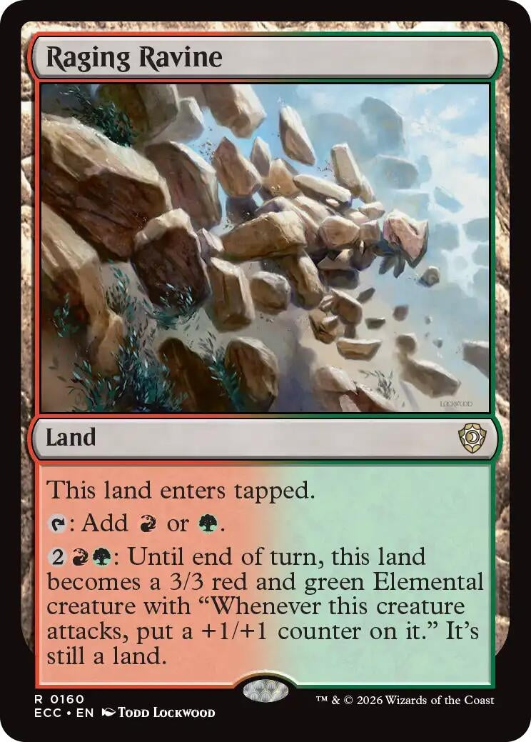 Image for Raging Ravine [160] - Magic: The Gathering