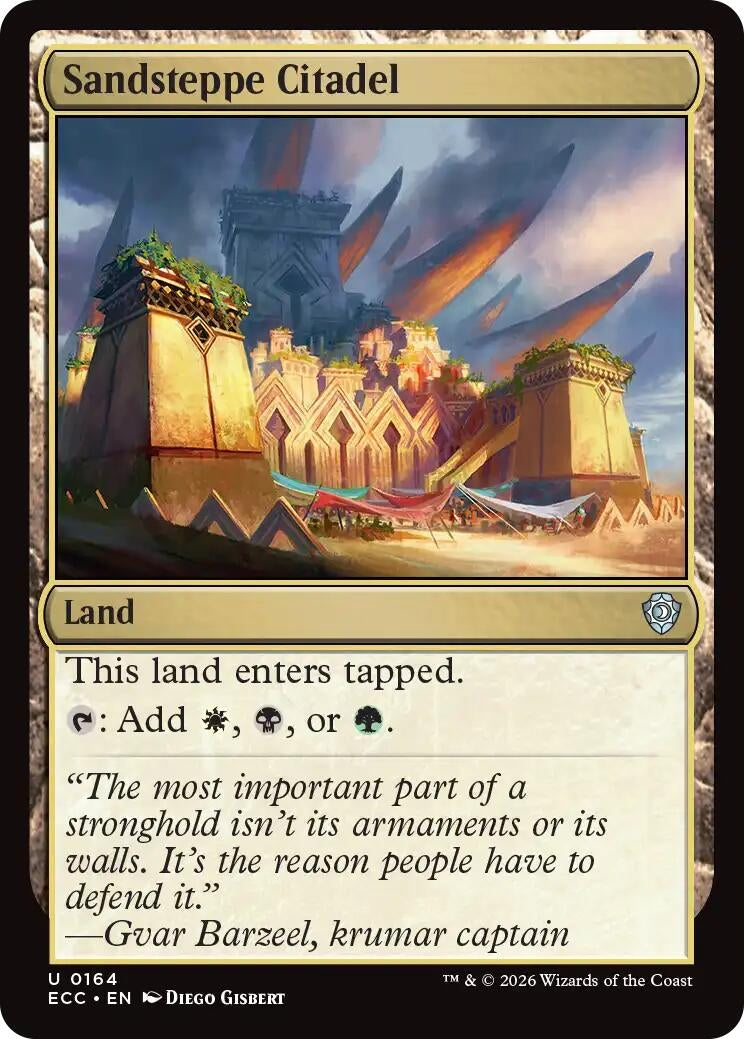 Image for Sandsteppe Citadel [164] - Magic: The Gathering