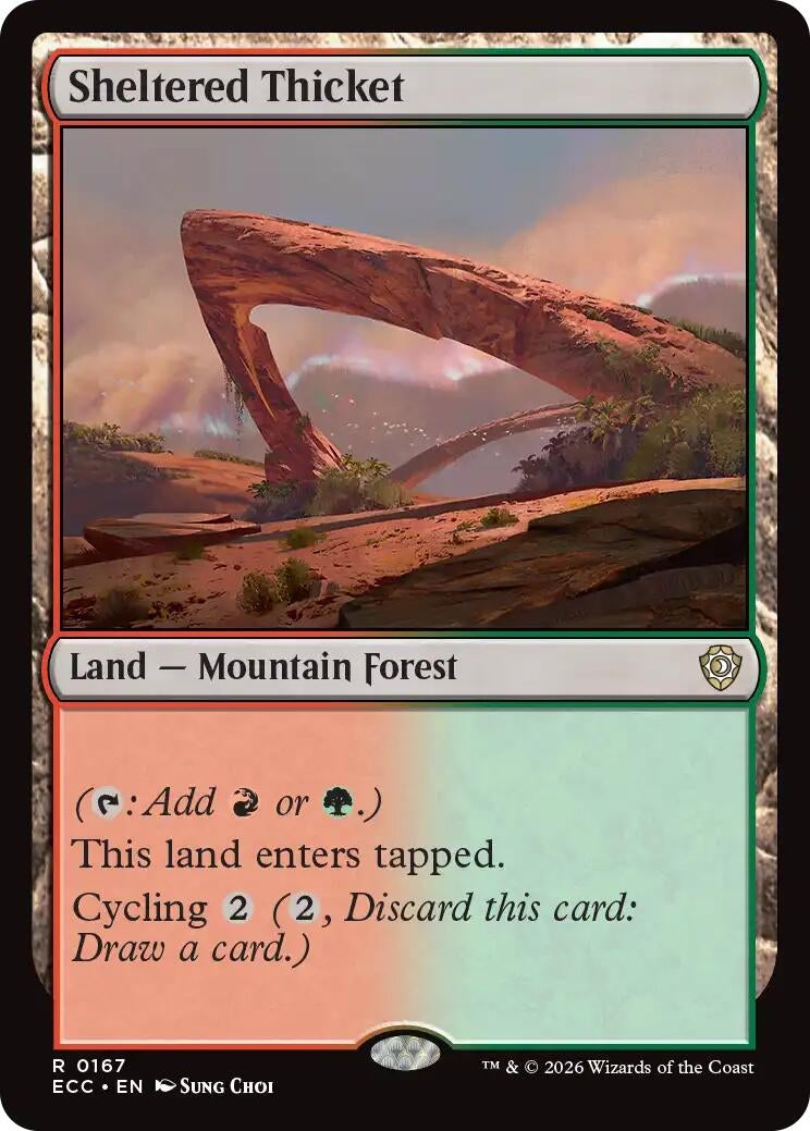 Image for Sheltered Thicket [167] - Magic: The Gathering