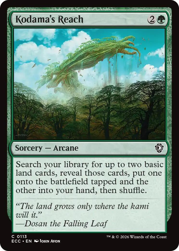 Image for Kodama's Reach [113] - Magic: The Gathering