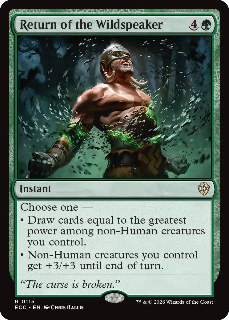 Image for Return of the Wildspeaker [115] - Magic: The Gathering