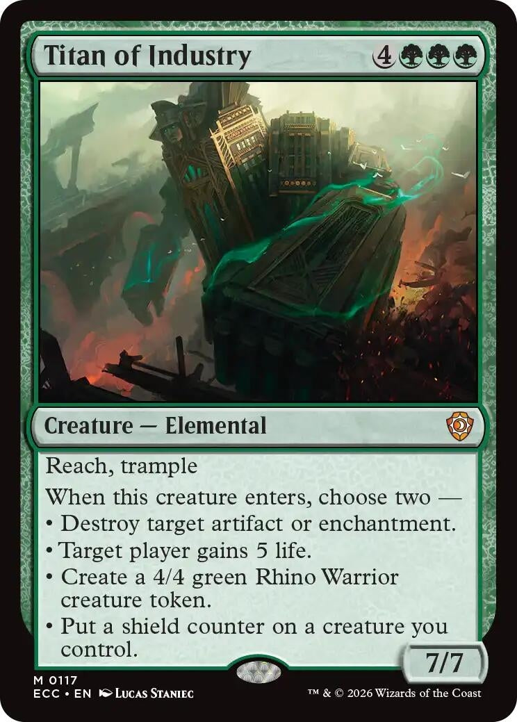 Image for Titan of Industry [117] - Magic: The Gathering