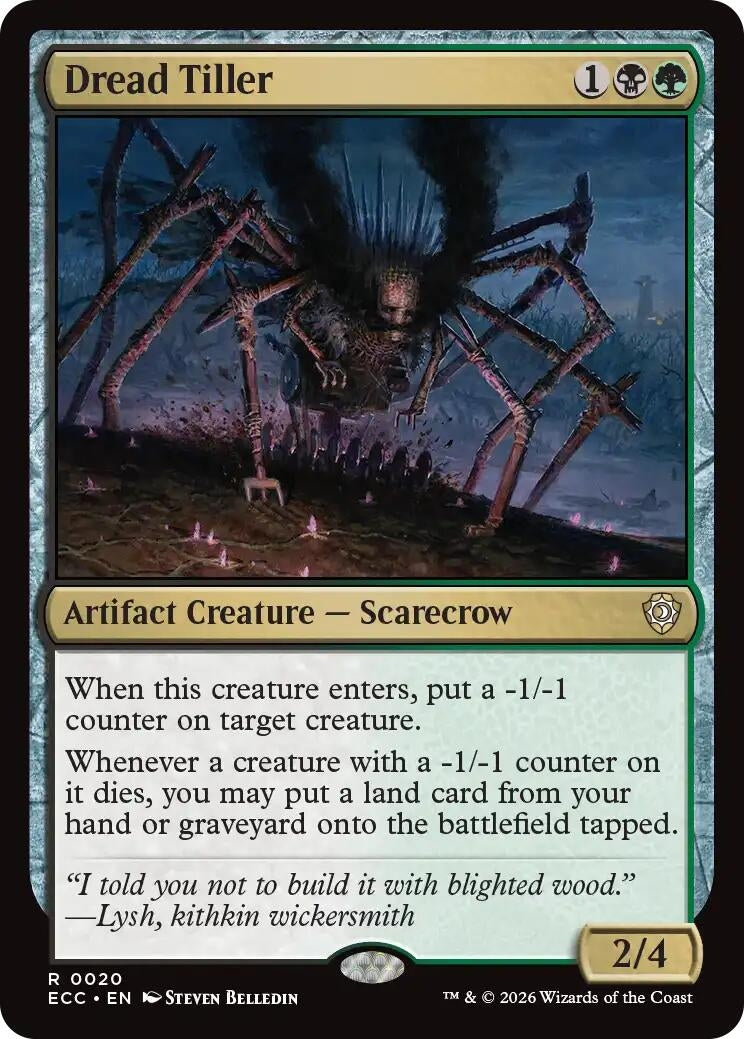Image for Dread Tiller [20] - Magic: The Gathering