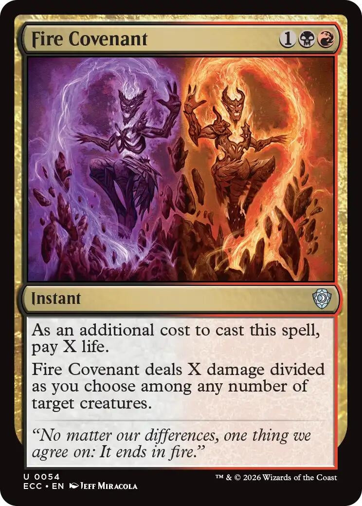 Image for Fire Covenant [54] - Magic: The Gathering