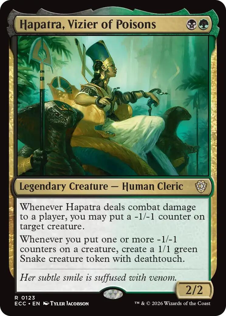 Image for Hapatra, Vizier of Poisons [123] - Magic: The Gathering